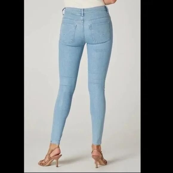 Hudson Jeans Barbara High-Rise Super Skinny Ankle Jean Nova Size 28 New With Tag - Picture 2 of 9